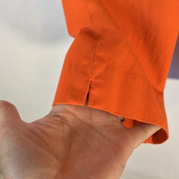 J. Crew Remi Orange Pants Size 0 - Picture 4 of 10